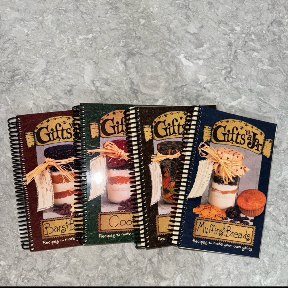 Bundle of four Gifts in a Jar Recipe Books